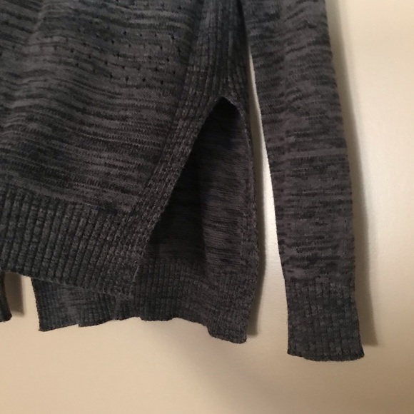FIREFLY High Low Sweater Black/Grey Side Slits - Picture 5 of 9